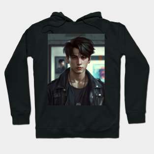 Handsome and cute Guy Hoodie